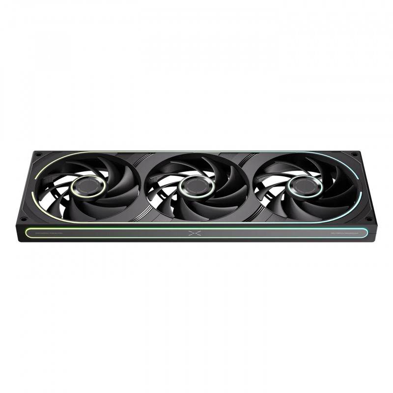 TRYX FOBR 360 mm ARGB skriňový ventilátor, PWM, 3-in-1, čierny