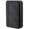 Guess GUPB10DP4GEGK power banka 10000 mAh, 18 W, 4G Leather Metal Logo, čierna