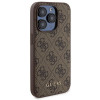 Guess GUBPM5P15L4GEMGW Pevné puzdro pre Apple iPhone 15 Pro + 5000 mAh MagSafe power banka, 4G Metal Logo, hnedá