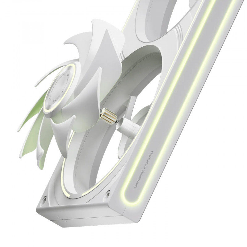 TRYX FOBR 360 mm ARGB ventilátor do skrine, PWM, 3-in-1, biely
