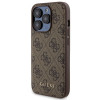 Guess GUBPM5P15X4GEMGW Pevné puzdro pre Apple iPhone 15 Pro Max + 5000 mAh MagSafe power banka, 4G Metal Logo, hnedá