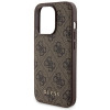 Guess GUBPM5P15X4GEMGW Pevné puzdro pre Apple iPhone 15 Pro Max + 5000 mAh MagSafe power banka, 4G Metal Logo, hnedá