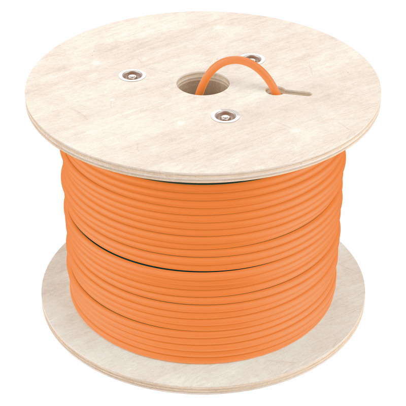 Equip 404553 Cat7 S/FTP inštalačný kábel v balení, 1000 m, bez halogénov (LSZH), oranžový