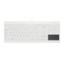 Active Key AK-C7412 USB klávesnica, francúzske rozloženie, biela