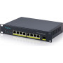 DIGITUS DN-95333 10 Gigabit 8-portový nespravovaný PoE+ switch (80 W)