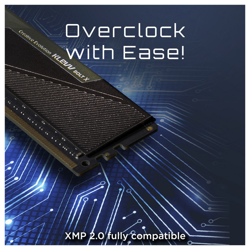 Klevv BOLT X KD48GU880-36A180U pamäťová súprava DDR4, 16 GB (2 x 8 GB), 3600 MHz