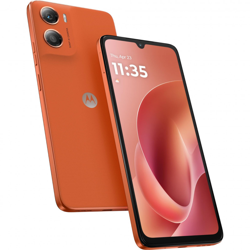 Motorola XT2535-3 Moto G06 4G Smartphone, 4 GB RAM, 64 GB, oranžový (EU)
