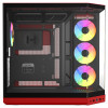 HYTE Y50 Wild Cherry PC skriňa, červená, temperované sklo x 3
