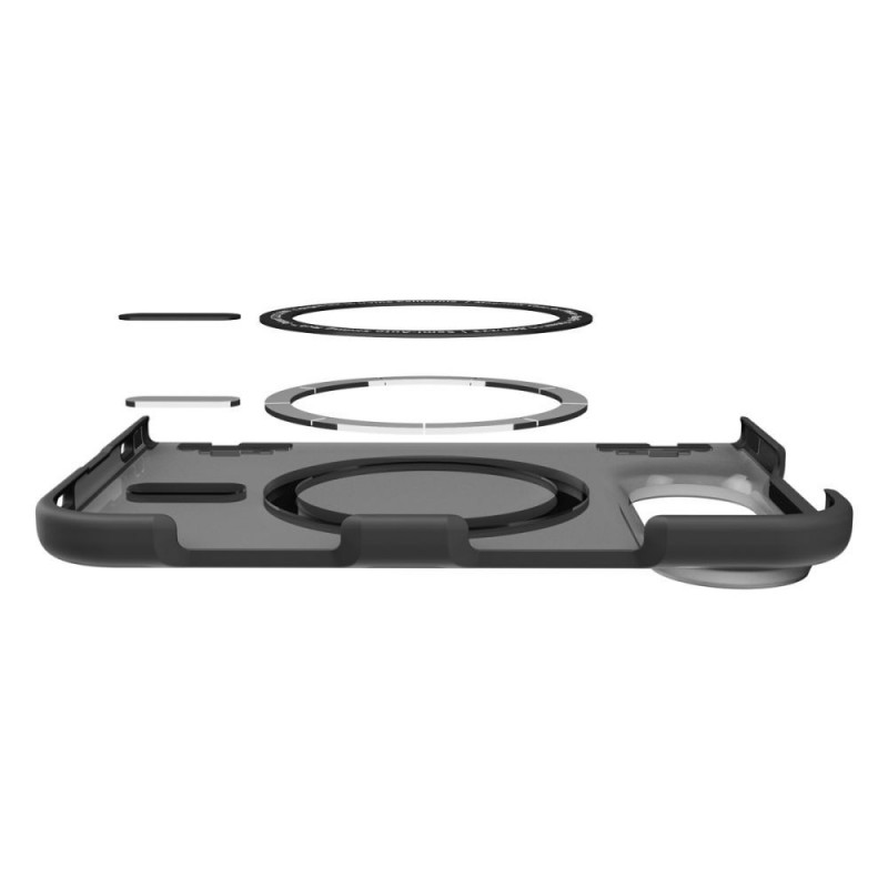 Spigen Ultra Hybrid Pro MagFit puzdro pre Apple iPhone Duo, mrazivo čierna