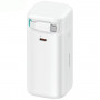 USAMS US-CD216 XMF Series powerbank 18000 mAh, PD 45W rýchle nabíjanie, s káblom USB-C, biela