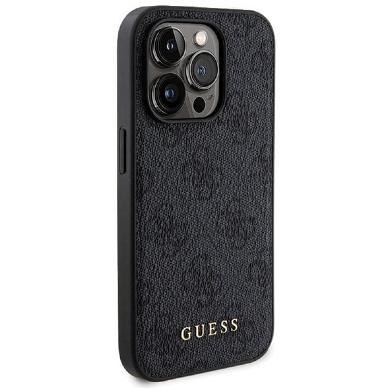 Guess GUBPM5P14X4GEMGK Apple iPhone 14 Pro Max pevné puzdro + 5000 mAh MagSafe powerbanka, sada, 4G Metal Logo, čierna
