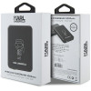 Karl Lagerfeld KLPBM5KIOTTGK indukčná power banka 5000 mAh 15W, Outline Ikonik, MagSafe, čierna