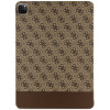 Guess GUFCP12PS4SGW Puzdro pre Apple iPad Pro 12.9 (2020/2021/2022, 4./5./6. generácia), 4G Stripe Allover, hnedé