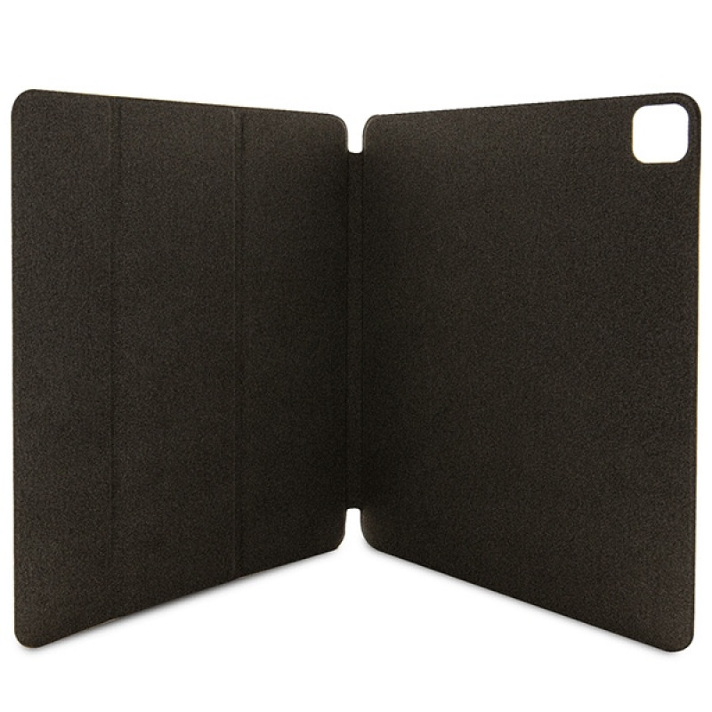 Guess GUFCP12PS4SGW Puzdro pre Apple iPad Pro 12.9 (2020/2021/2022, 4./5./6. generácia), 4G Stripe Allover, hnedé