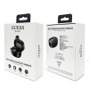 Guess GUTWST30BK bezdrôtové TWS slúchadlá do uší s dokovacou stanicou, Bluetooth 5.0, čierne
