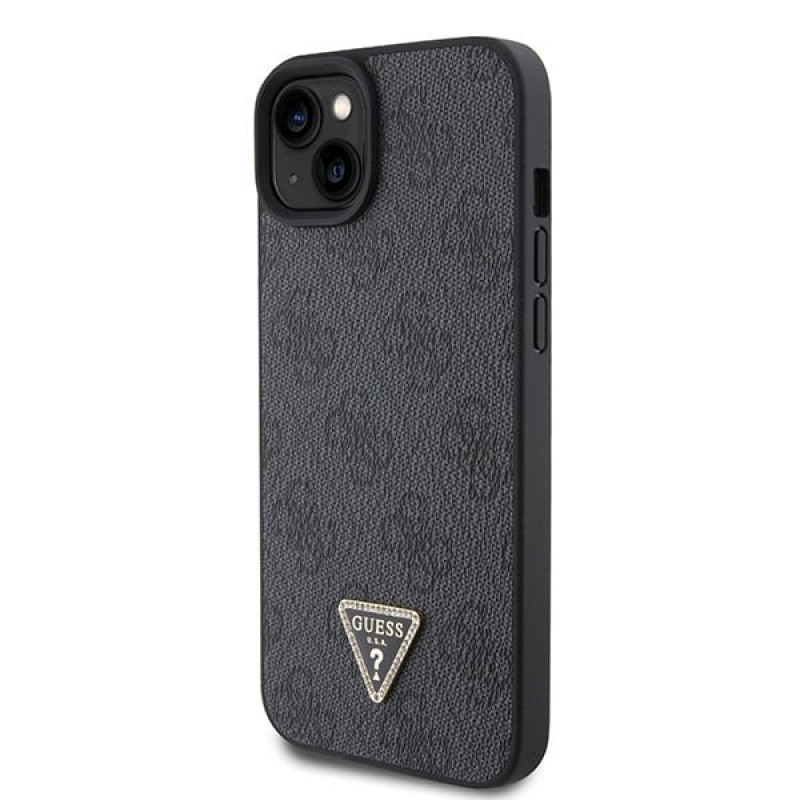 Guess GUHCP15MP4TDSCPK Apple iPhone 15 Plus / 14 Plus pevné puzdro, Crossbody 4G Metal Logo, čierne