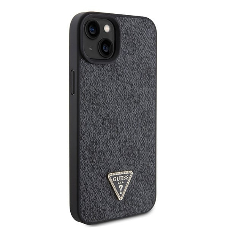 Guess GUHCP15MP4TDSCPK Apple iPhone 15 Plus / 14 Plus pevné puzdro, Crossbody 4G Metal Logo, čierne