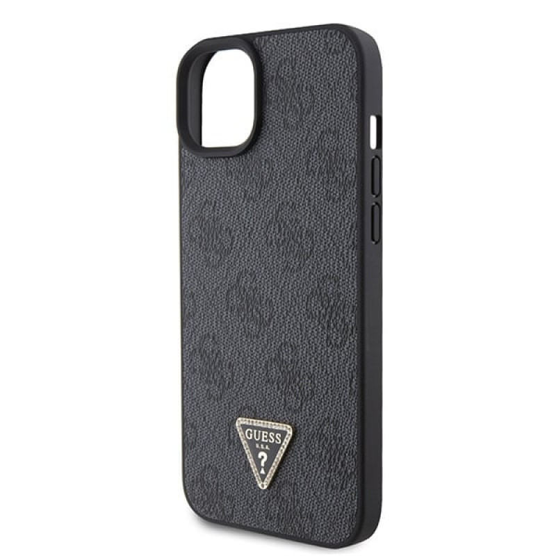 Guess GUHCP15MP4TDSCPK Apple iPhone 15 Plus / 14 Plus pevné puzdro, Crossbody 4G Metal Logo, čierne