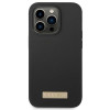 Guess GUHMP14XSBPLK Apple iPhone 14 Pro Max pevné puzdro, silikónová logo platnička MagSafe, čierna