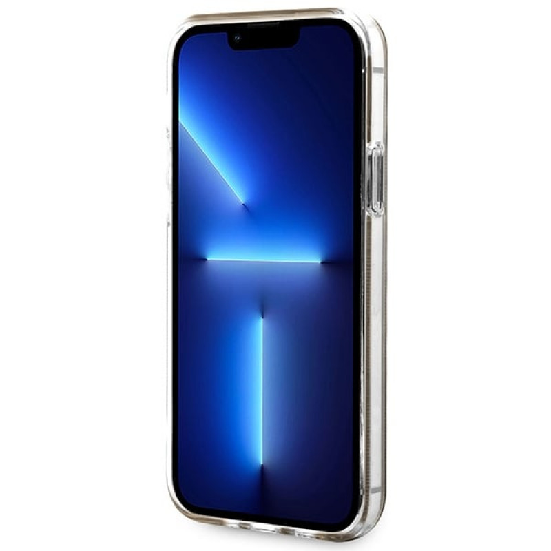 Guess GUBPP12MH4EACSW Puzdro + bezdrôtová nabíjačka Apple iPhone 12 / iPhone 12 Pro hnedé, hardcase, 4G Print, MagSafe