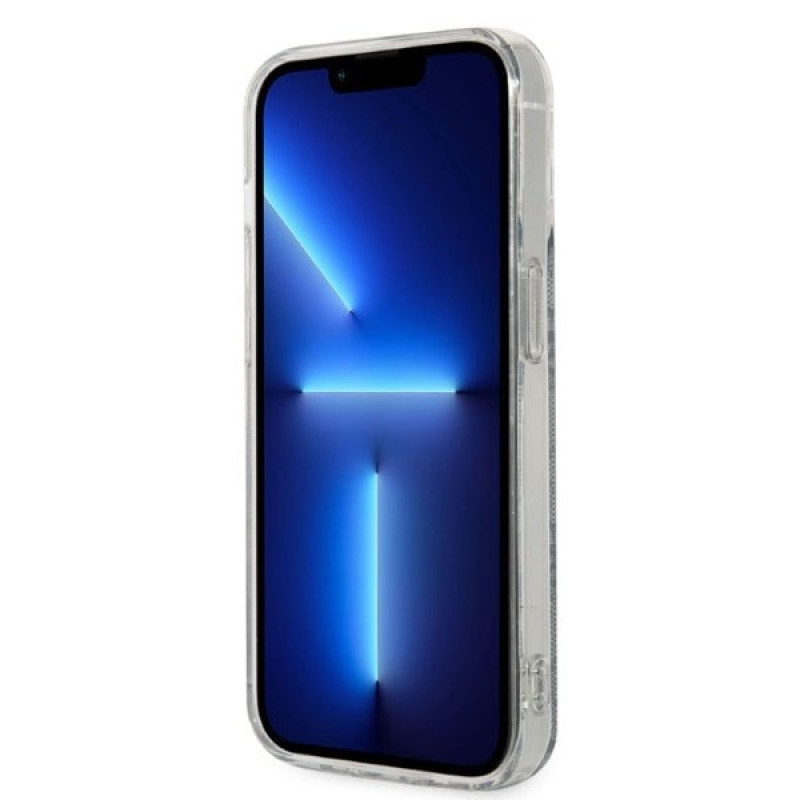 Guess GUBPP14LH4EACSB Puzdro + bezdrôtová nabíjačka Apple iPhone 14 Pro modré hardcase, 4G Print, MagSafe