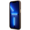 Guess GUHMP14MU4GPRW Apple iPhone 14 Plus / 15 Plus hnedé pevné puzdro, 4G Logo Plate, MagSafe