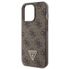 Guess GUHCP13LP4TDSCPW Apple iPhone 13/13 Pro hnedé puzdro hardcase, Crossbody 4G Metal Logo