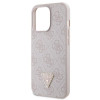 Guess GUHCP13LP4TDSCPP Apple iPhone 13/13 Pro ružové puzdro hardcase, Crossbody 4G Metal Logo