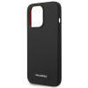 Karl Lagerfeld KLHMP14LSLMP1K Apple iPhone 14 Pro čierne puzdro hardcase, Silicone Plaque, MagSafe