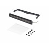 StarTech.com C6APANELSTP241UFT 24-portový 1U priepustný patch panel, tienený Cat6a, RJ45, 19", čierny