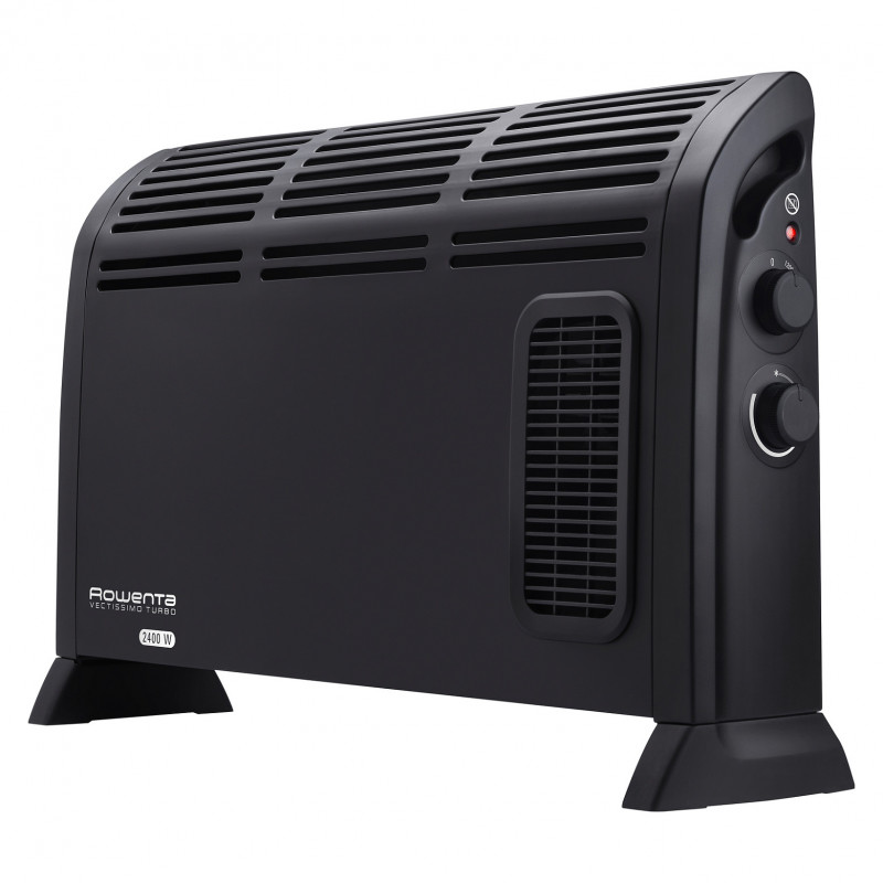 Rowenta Vectissimo Turbo CO3035F1 konvektorový ventilátorový ohrievač, 2400 W, čierny