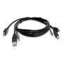 Kábel HDMI KVM StarTech.com SKHDMMKVM-06-TAA spĺňajúci TAA, USB 2.0, 3,5 mm audio, 1,8 m