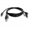 Kábel HDMI KVM StarTech.com SKHDMMKVM-06-TAA spĺňajúci TAA, USB 2.0, 3,5 mm audio, 1,8 m