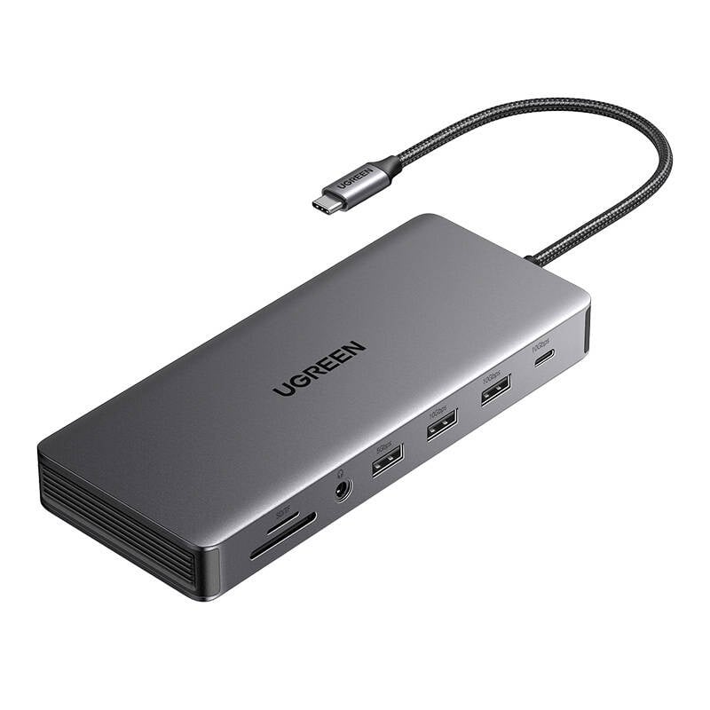 Dokovacia stanica pre notebook Ugreen Revodok Pro 313 USB-C (15978), UGR1851, 100 W, sivá