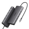 Dokovacia stanica pre notebook Ugreen Revodok Pro 313 USB-C (15978), UGR1851, 100 W, sivá