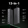 Dokovacia stanica pre notebook Ugreen Revodok Pro 313 USB-C (15978), UGR1851, 100 W, sivá