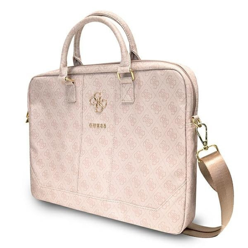 Taška na notebook Guess GUCB15G4GFPI 15-palcová, 4G Big Logo, ružová