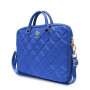 Guess GUCB15ZPSQSSGB 16-palcová taška na notebook, Quilted 4G, modrá