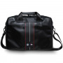 BMW BMCB15COMSCAKR taška na notebook 15", Carbon Red Stripes, čierna