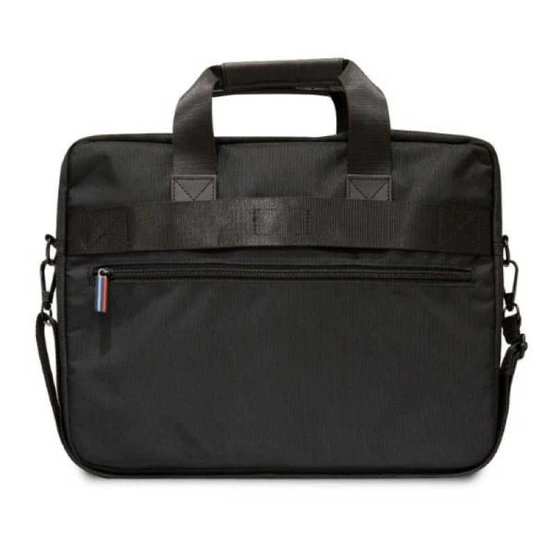 BMW BMCB15PUCARTCBK taška na notebook do 16", Carbon Tricolor, čierna