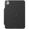 UNIQ Rovus Snapmount Magnetic 360 Rotating Detachable puzdro na tablet pre Apple iPad Pro 11 2024, čierne