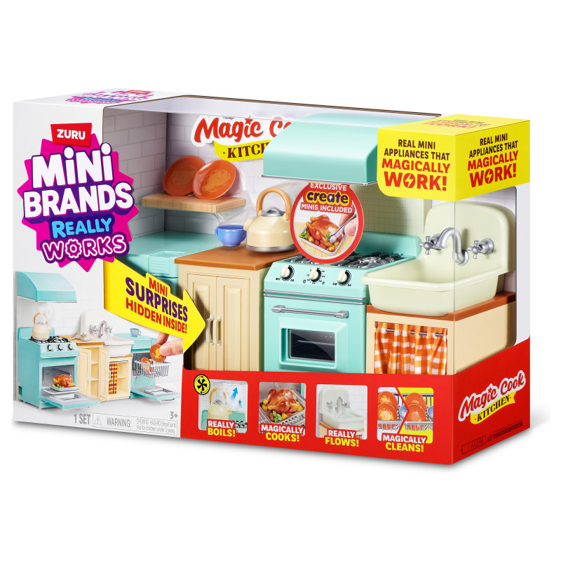 ZURU Mini Brands Magic Cook Kitchen Playset Series 1