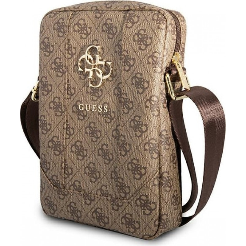 Guess GUTB10G4GFBR puzdro na tablet, 10 palcov, hnedé 4G Big Metal Logo