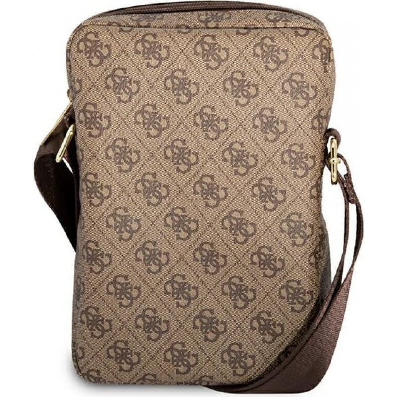 Guess GUTB10G4GFBR puzdro na tablet, 10 palcov, hnedé 4G Big Metal Logo