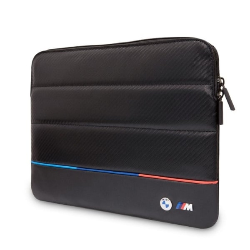 BMW BMCS16PUCARTCBK puzdro na notebook, 16 palcov, čierne Carbon Tricolor
