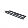 StarTech.com C6PANELSTP241U 24-portový 1U prázdny keystone patch panel s lištou na vedenie káblov, 48,3 cm, CAT6A, čierny