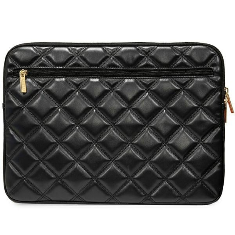 Guess GUCS14ZPSQSSGK puzdro na notebook, 14", Quilted 4G, čierne