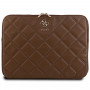 Guess Quilted 4G puzdro na notebook GUCS14ZPSQSSGW 14", hnedé