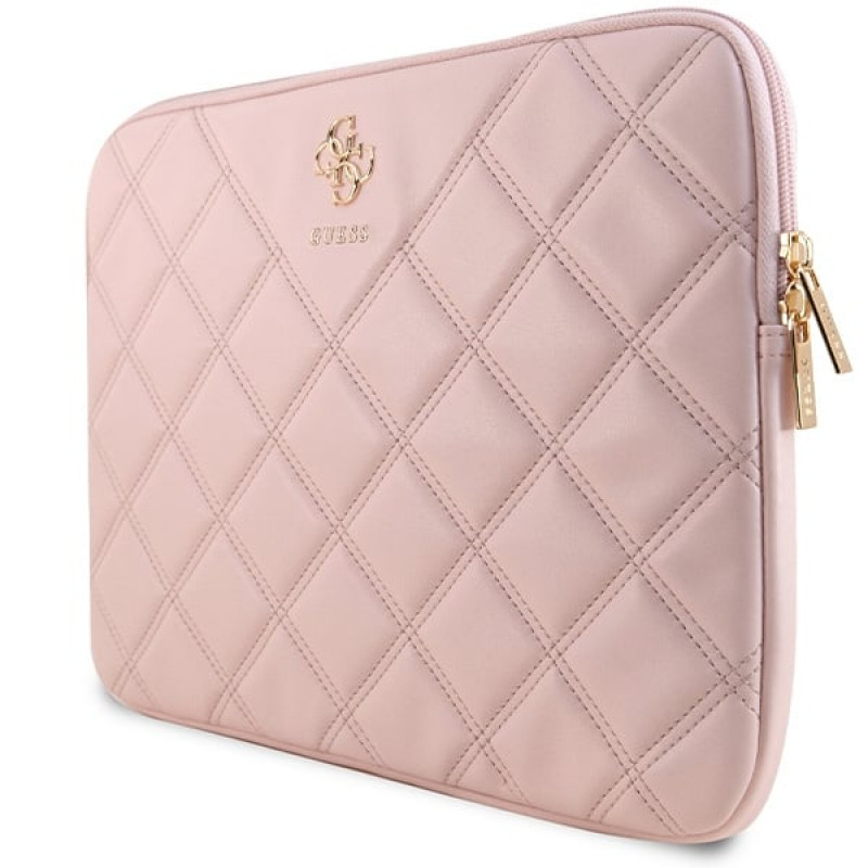 Guess Quilted 4G puzdro na notebook GUCS14ZPSQSSGP 14", ružové