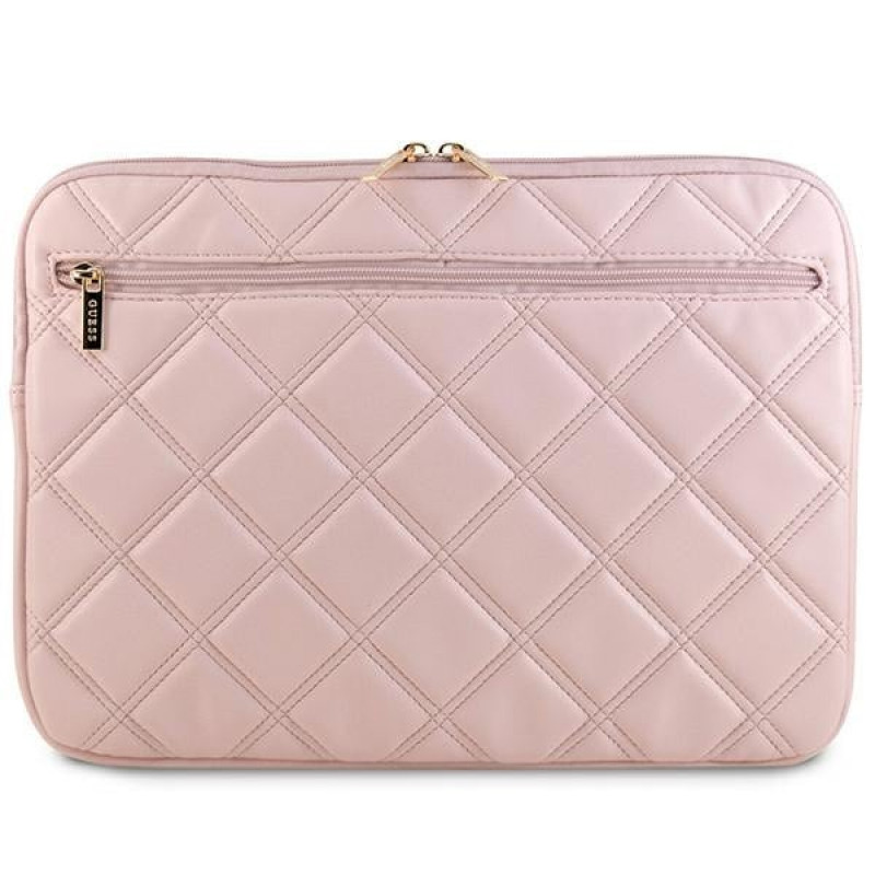 Guess Quilted 4G puzdro na notebook GUCS14ZPSQSSGP 14", ružové